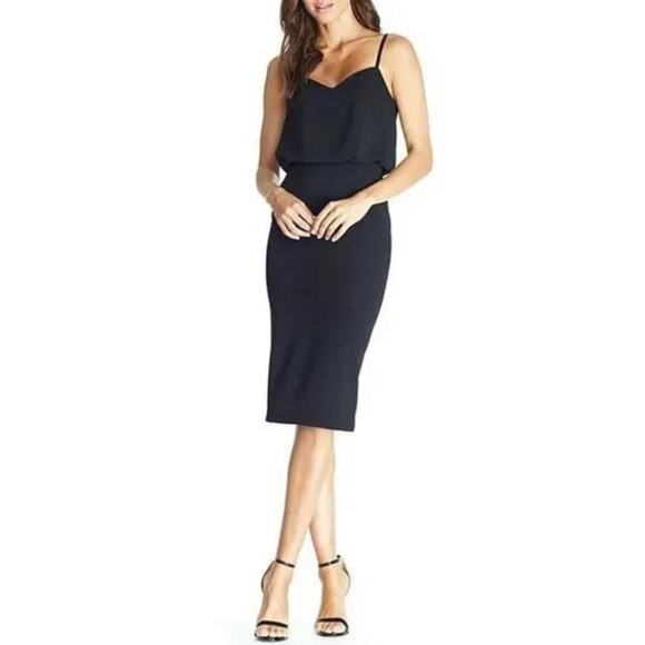 Dress the Population Alondra Blouson Sheath Dress - Picture 1 of 6